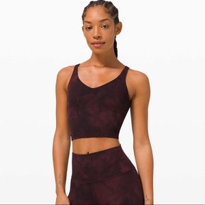 Worn twice Lululemon Align Tank Diamond Dye Cassis Black